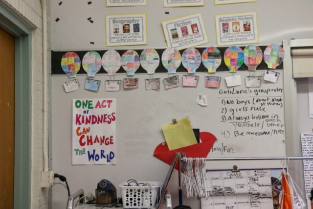 Girl power whiteboard City Year AmeriCorps