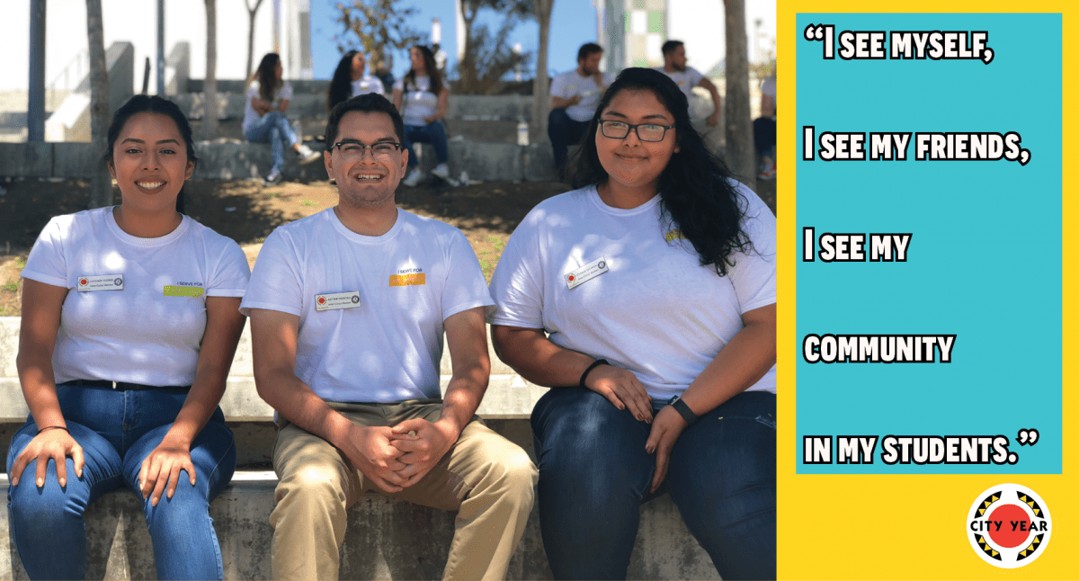 Three AmeriCorps members serve their alma mater in L.A.