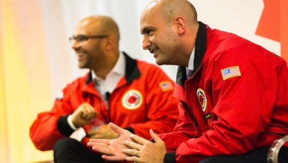 Dr Vitti speaking at City Year event