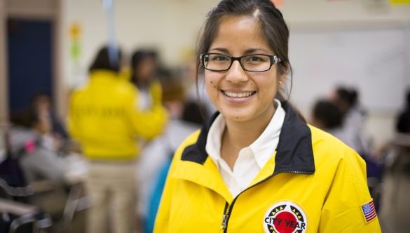 City Year AmeriCorps member