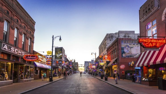 Beale Street in Memphis