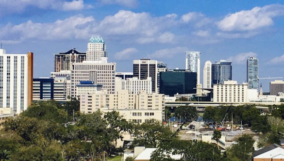 downtown orlando, the city beautiful