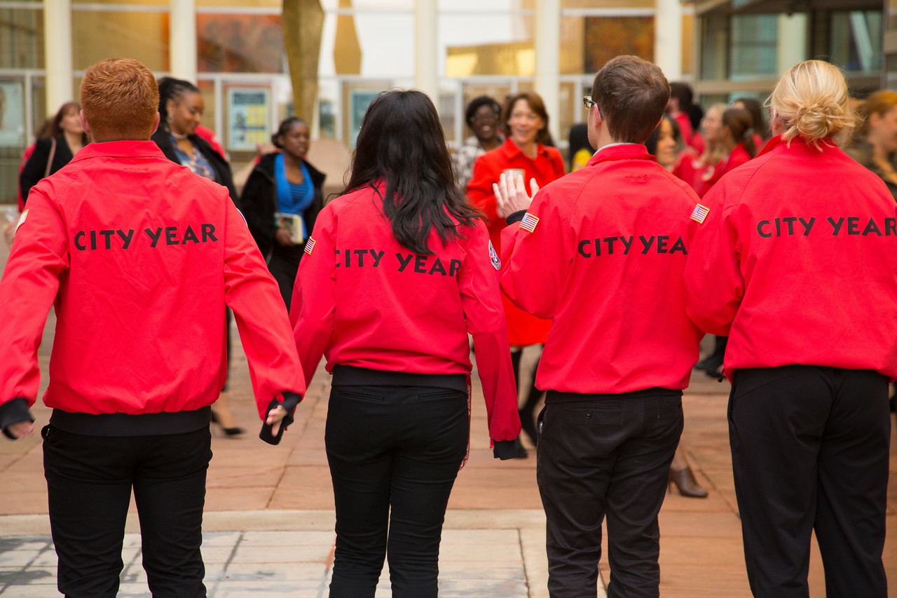 AmeriCorps Members at City Year Denver's Women's Leadership Breakfast