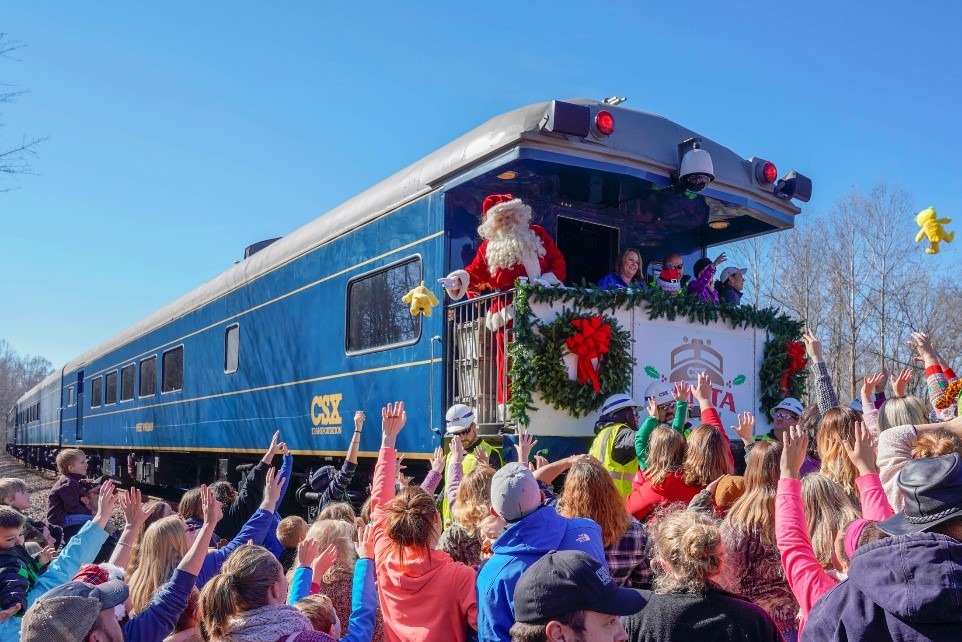 CSX Santa Train (Jacksonville, FL) 2019 City Year