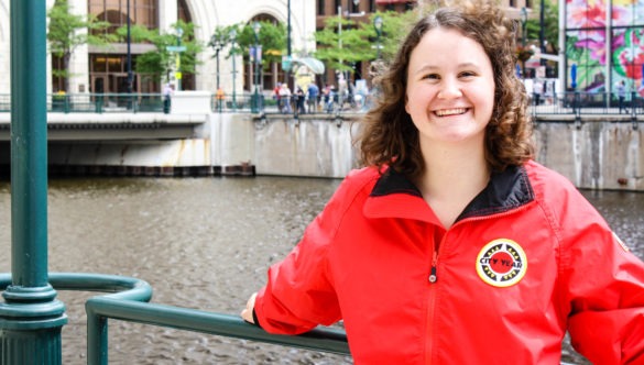 City Year Milwaukee AmeriCorps member