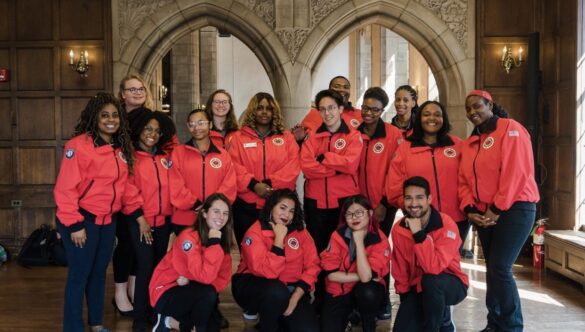 City Year team promoting educational equity