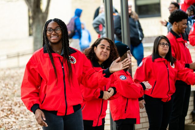 City Year AmeriCorps members ready to work with students