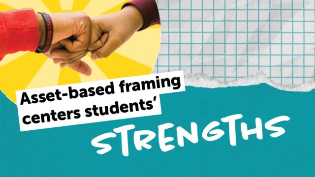 Asset based language is critical to City Year's mission