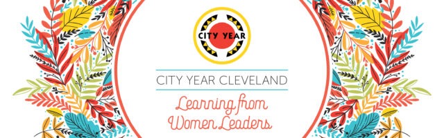 Cleveland Woman's Leadership event banner