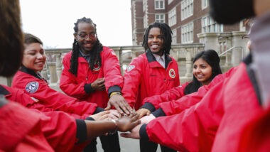 City Year AmeriCorps members serving in schools