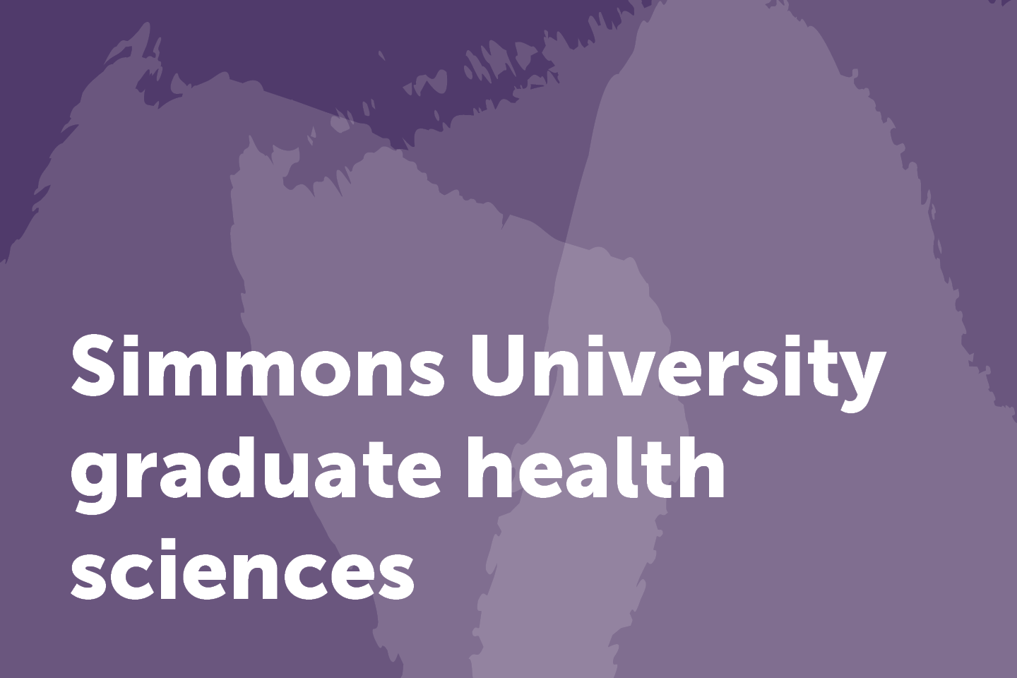 Simmons University graduate health sciences