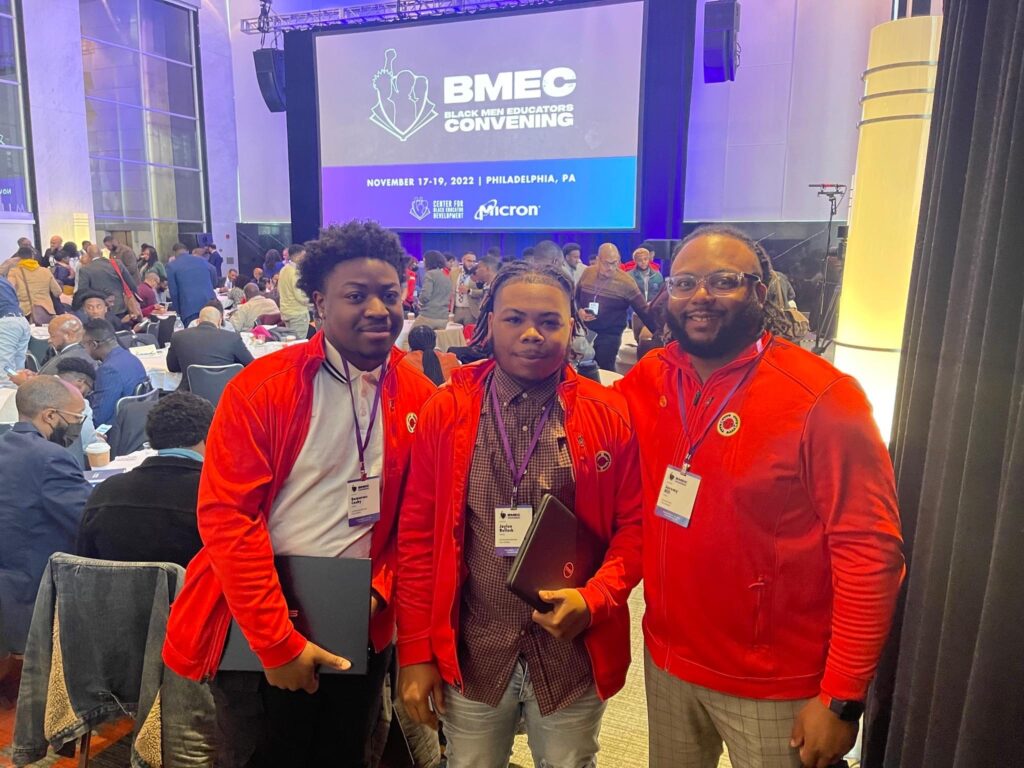 City Year AmeriCorps members at Black Male Educators conference