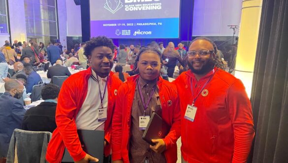 City Year AmeriCorps members at Black Male Educators conference