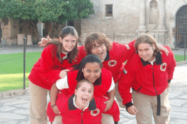 Five City Year San Antonio AmeriCorps members